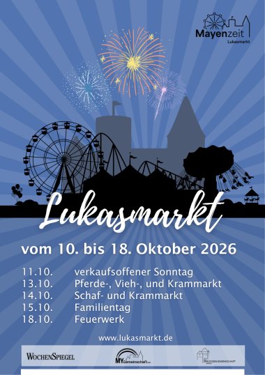 Hauptplakat zum Lukasmarkt 2026