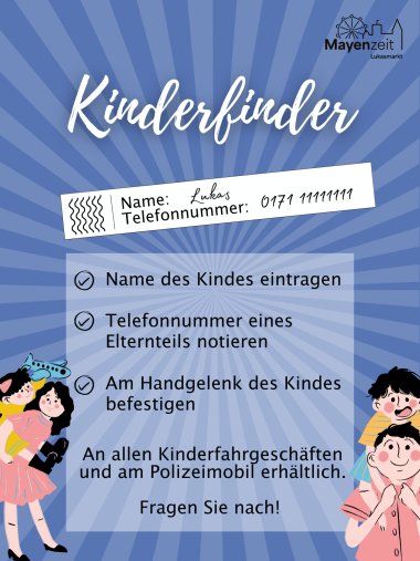 Plakat zum Kinderfinder