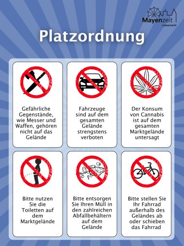 Platzordnung zum Lukasmarkt